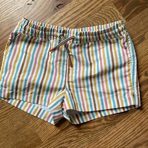 Zara Size 12-24mo Baby Swim Shorts in multi stripe